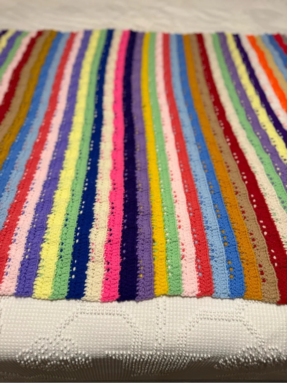 Vintage handmade afghan.
